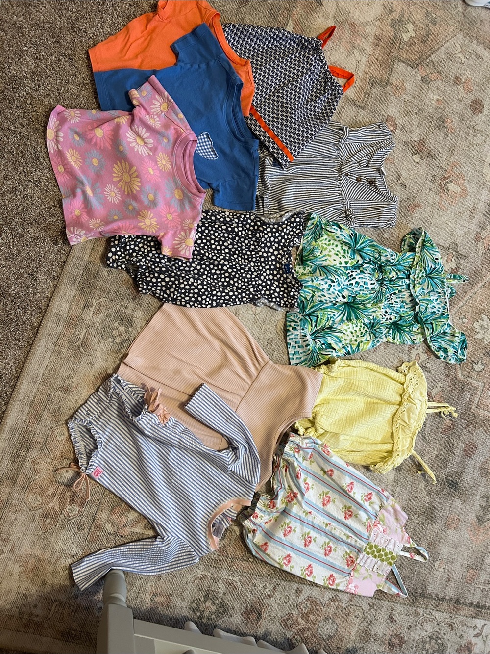 Baby Summer Bundle - Floral, Stripes, Yellow, Pink, Blue